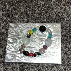 Multi color beaded bracelet